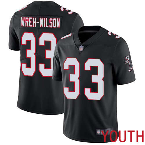 Atlanta Falcons Limited Black Youth Blidi Wreh-Wilson Alternate Jersey NFL Football #33 Vapor Untouchable